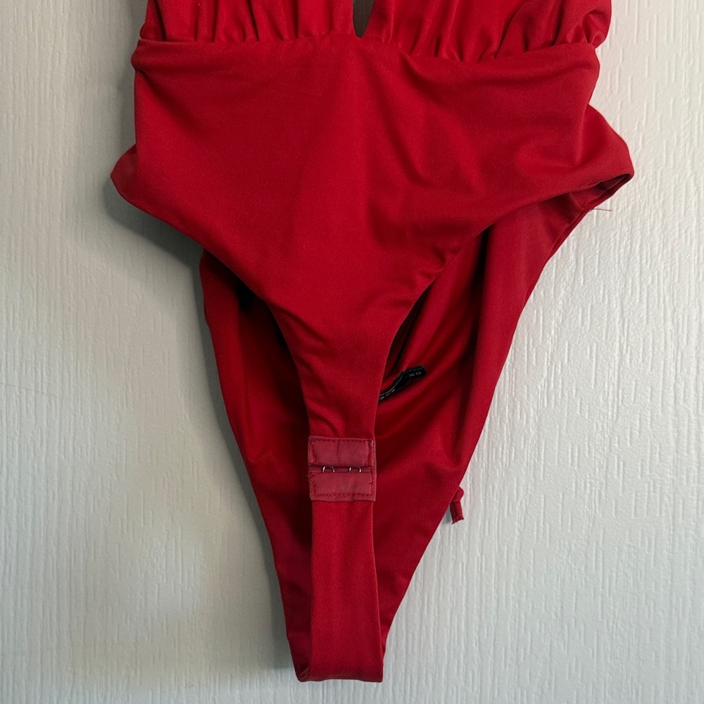 Baby Boo Red Bodysuit Top - Picture 3 of 7